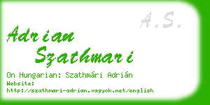 adrian szathmari business card