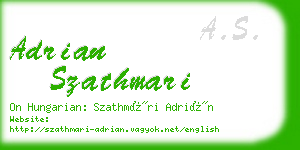adrian szathmari business card
